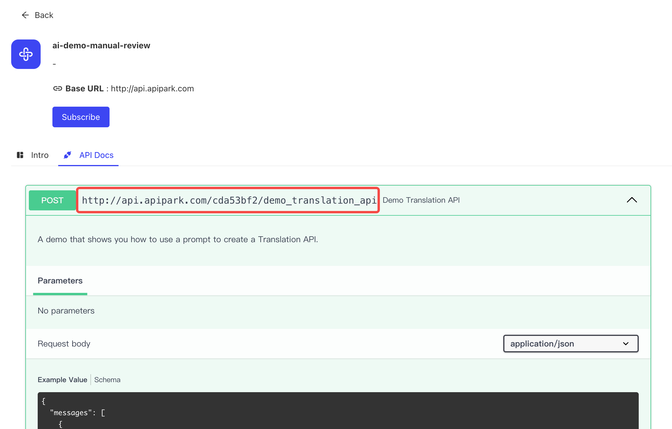 Calling The API APIPark Docs